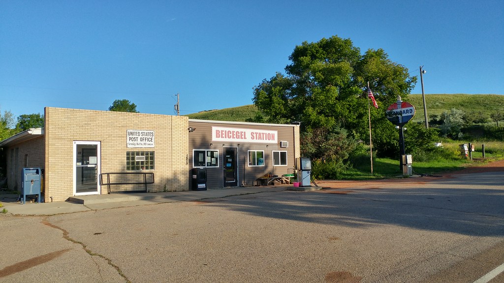 US Post Office and Beicegel Station, Grassy Butte, ND Flickr