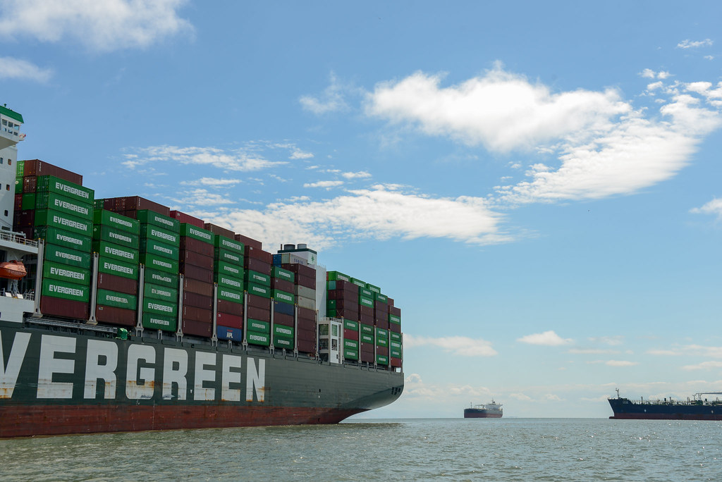 Container Ship Evergreen Ever Frank Anchorage 9, San Franc… Flickr