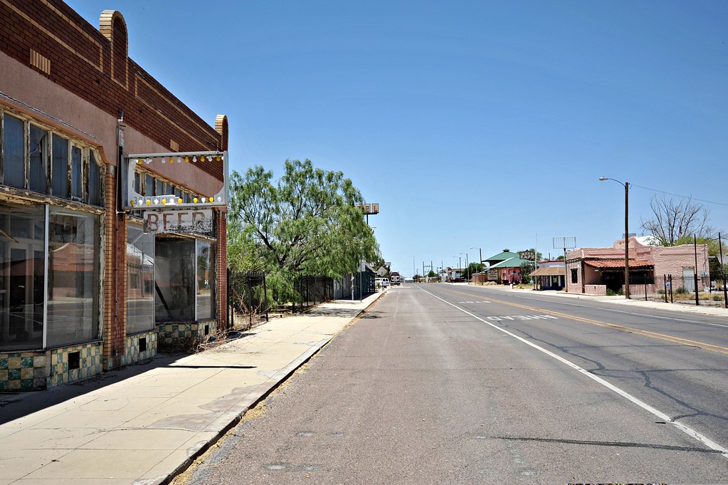 Sierra Blanca, Texas View down W. El Paso Street. Guerra &… Flickr