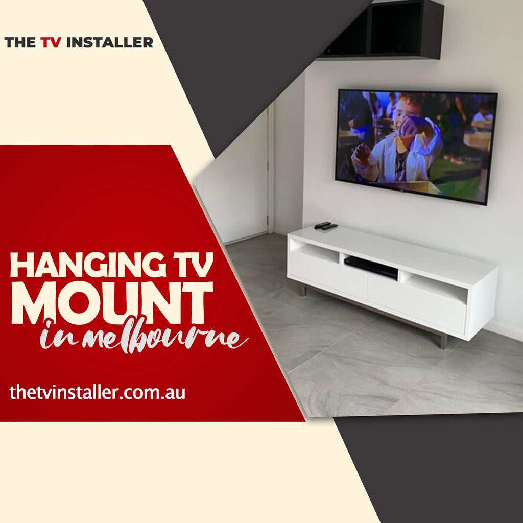 Elevate Your Space with The TV Installer Hanging TV Wall … Flickr