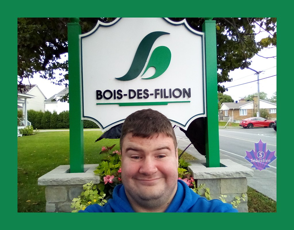 Me in BoisdesFilion Here is a photo of me in front of th… Flickr