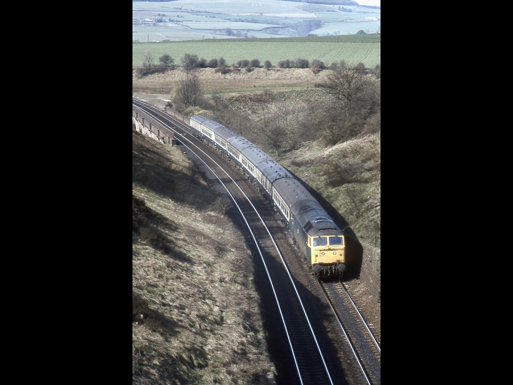 47422 Nevilles Cross cutting,Durham. 16th April 1984 Flickr