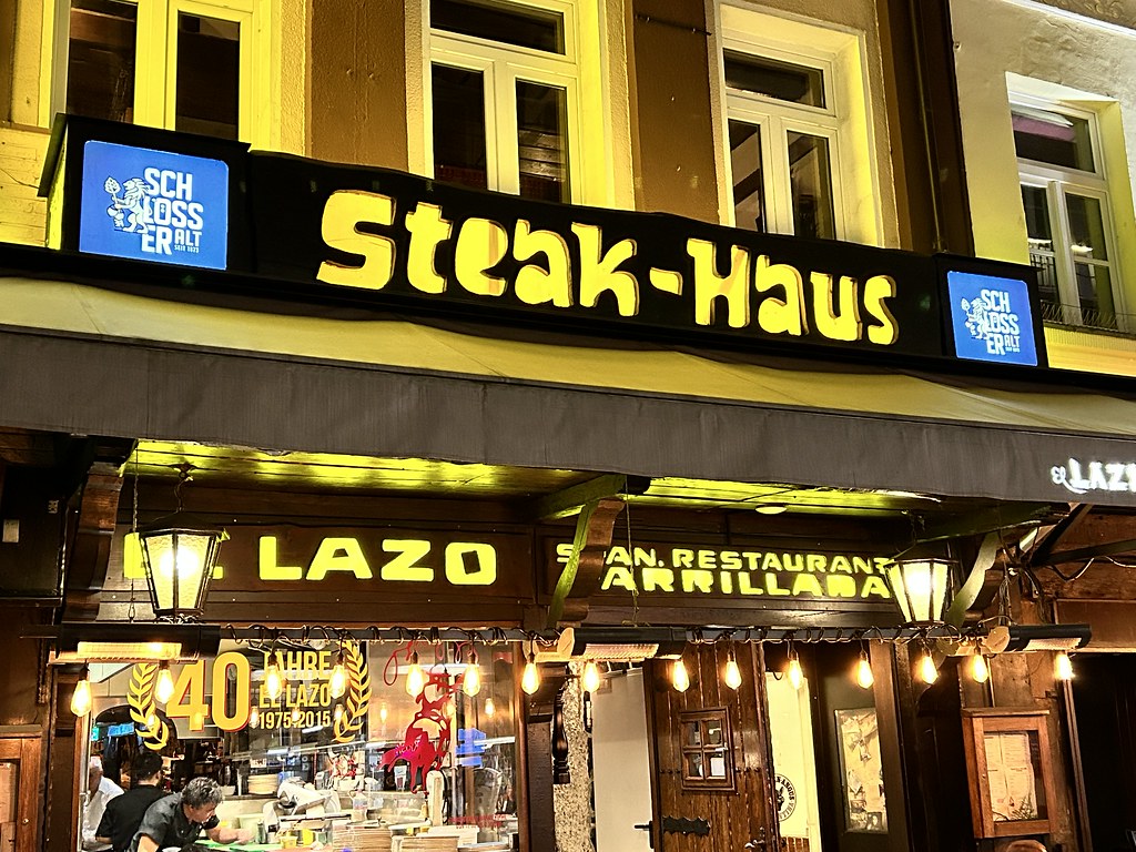 Around Düsseldorf Lazo Steak Haus jericl cat Flickr