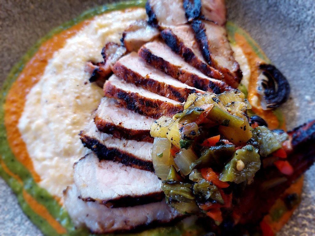 Al Pastor Pork Chop Lamplight Lounge Marinated Al Pastor… Flickr