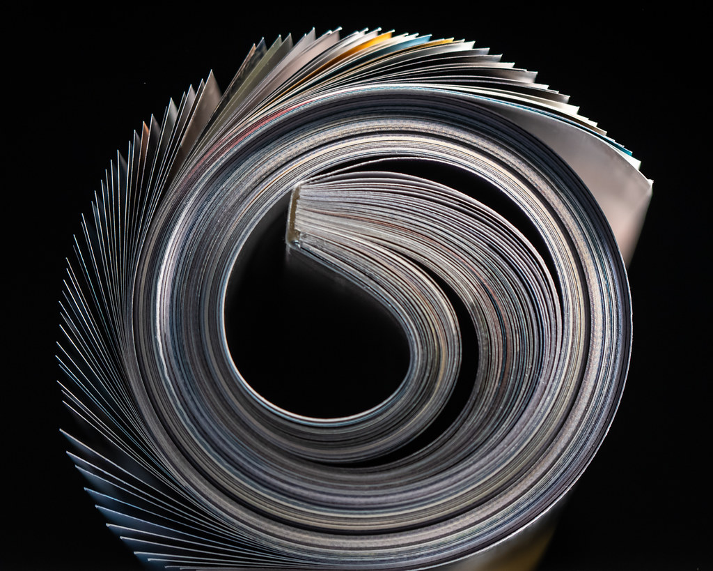 Spiral reading … Macro Mondays Desk JacLine Hein Flickr