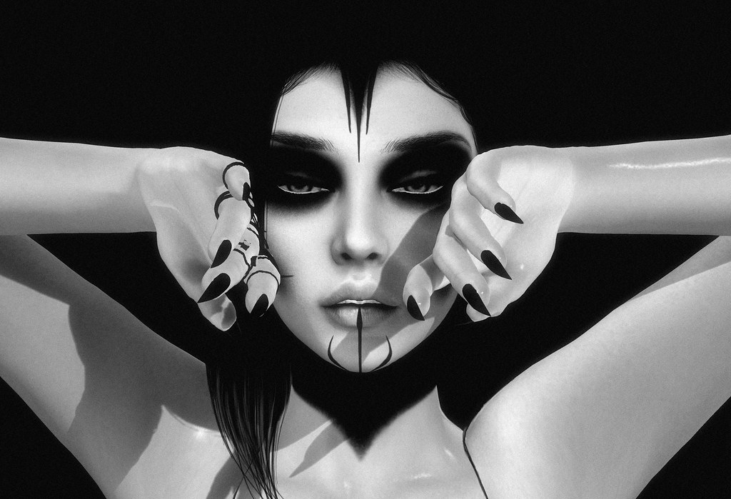 WarPaint Neck and face tattoo for Lelutka EvoX by Miamai. … Flickr