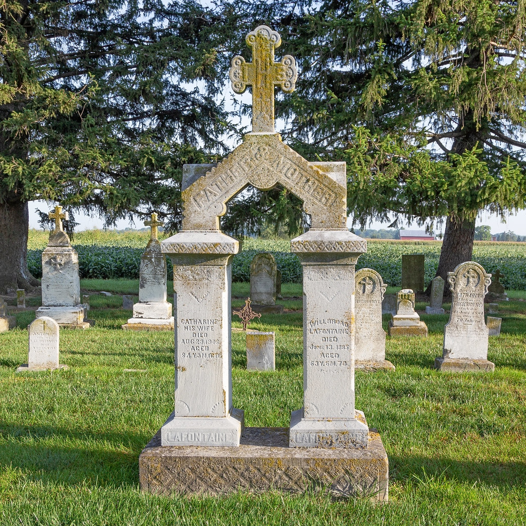 LaFontaine Grave, St. Peter's Catholic Cemetery — Big Spri… Flickr