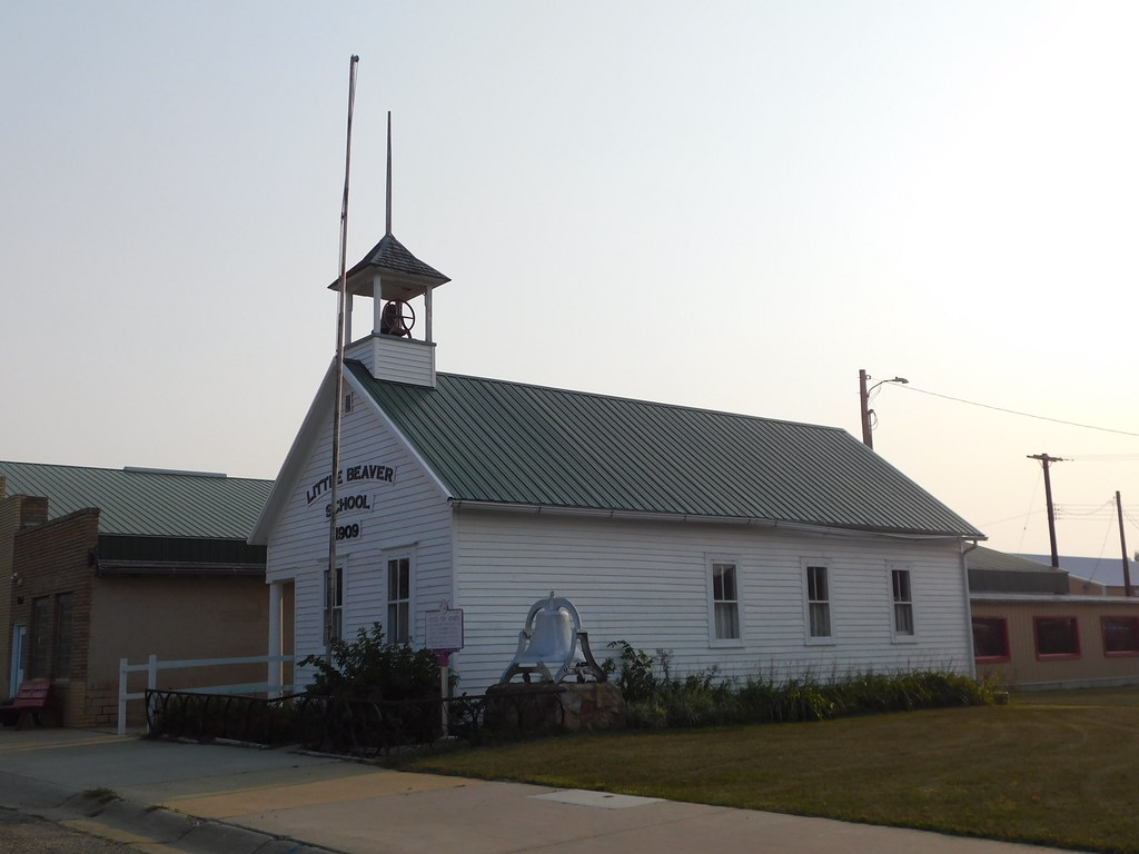 Little Beaver School Beach, North Dakota Constructed in 19… Flickr