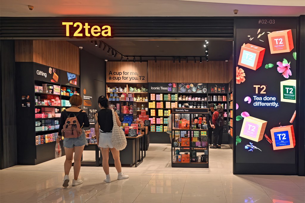 T2 Tea The tea store at VivoCity. Choo Yut Shing Flickr