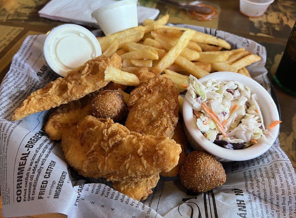 Chicken Tenders Basket All White Meat Chicken Tenders deep… Flickr