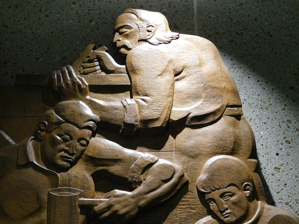 Aberdeen South Dakota Post Office Relief New Deal walnut r… Flickr