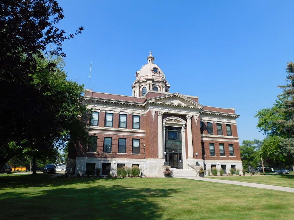 Dickey County Courthouse Ellendale, North Dakota Construct… Flickr
