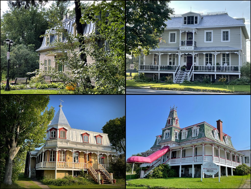 Houses in Quebec, Canada Typical houses in the Province of… Flickr