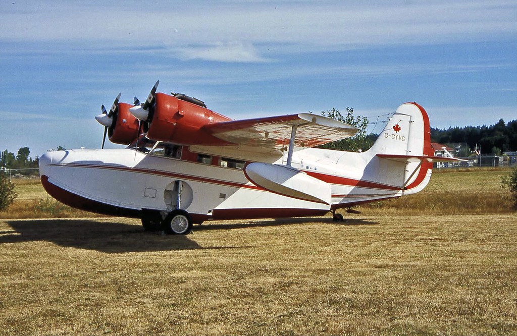 Grumman Goose Grumman G21A Goose CGYVG pictured near the… Flickr