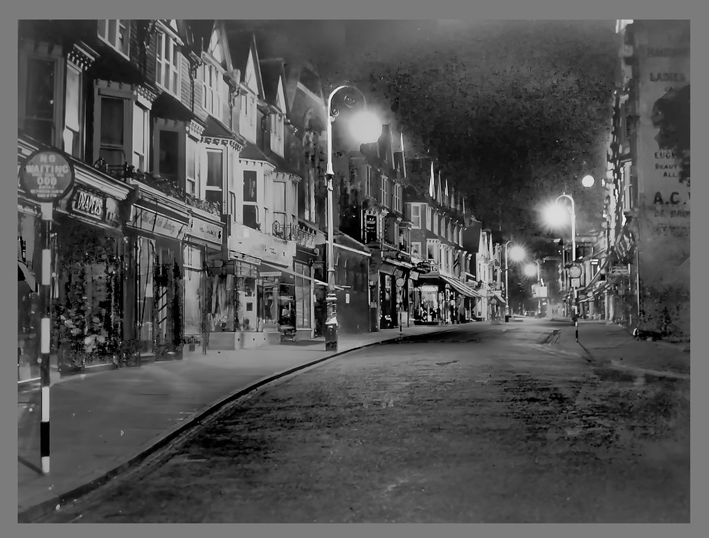 Eastbourne past Grove Road by night Grenville Godfrey Flickr