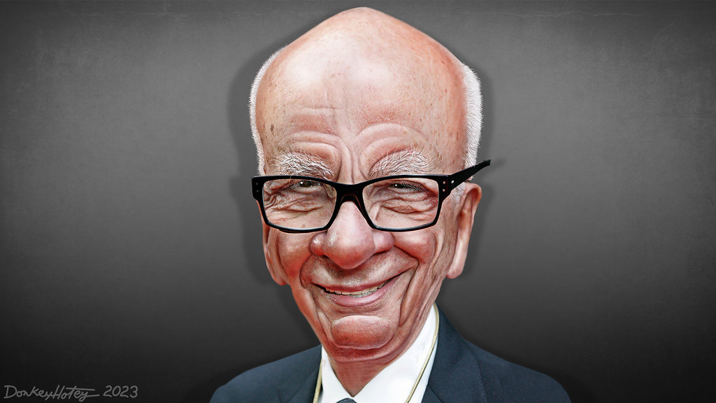 Rupert Murdoch Caricature Keith Rupert Murdoch, aka Rupe… Flickr