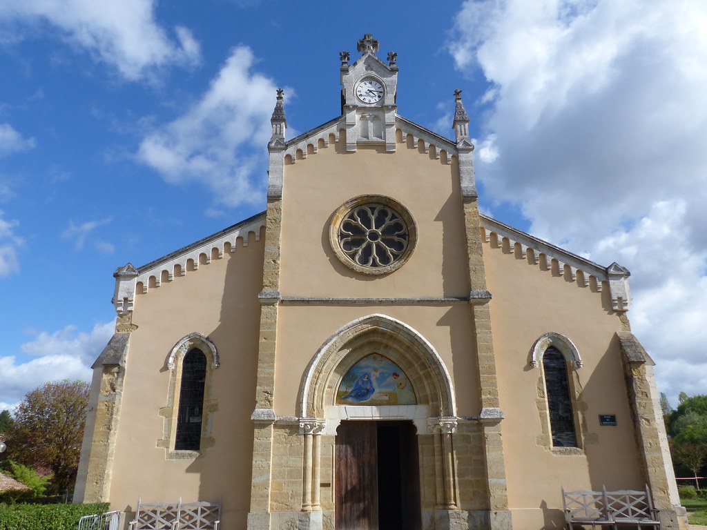 Église SainteEugénie d'EugénielesBains, Landes fr.wikip… Flickr