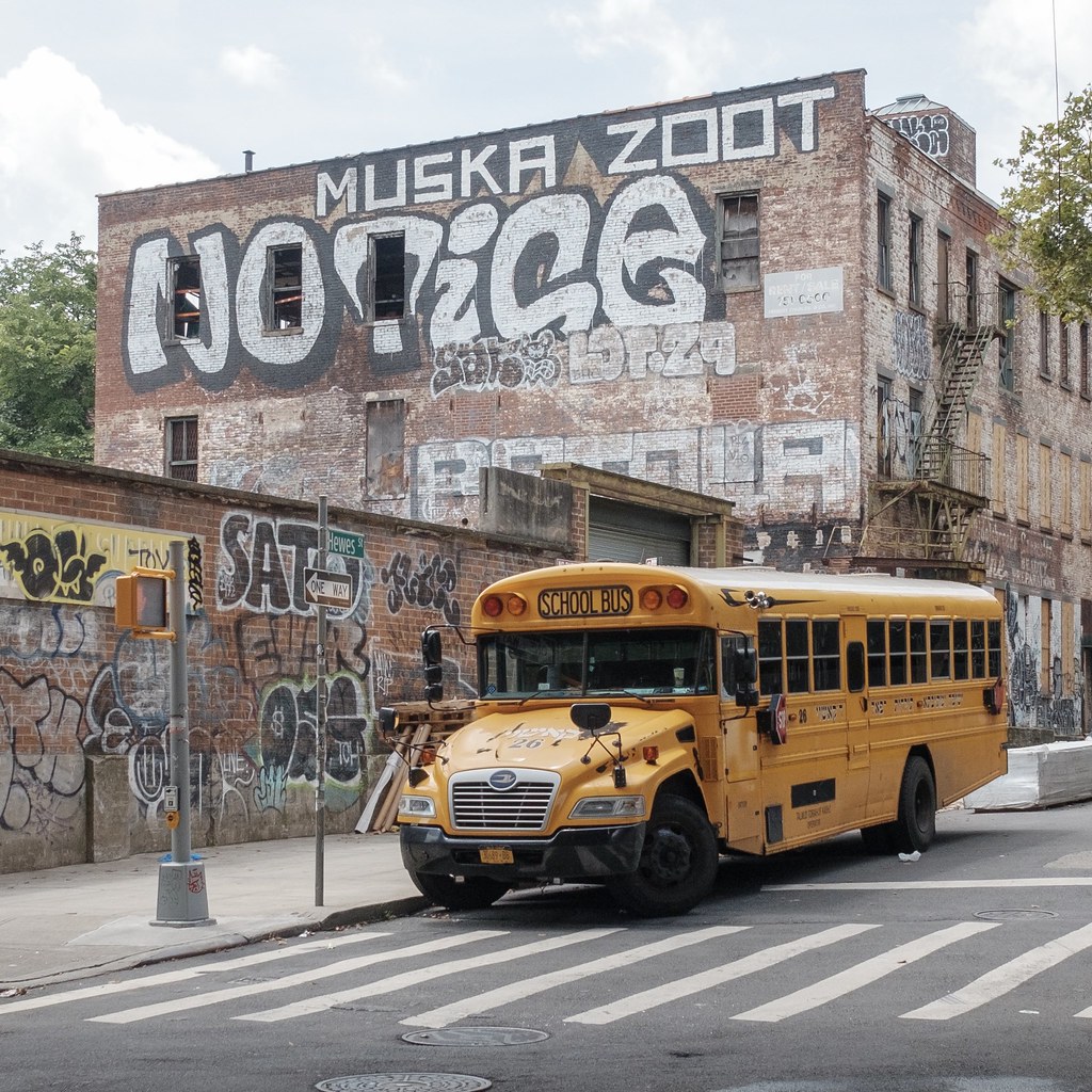 Williamsburg School Bus Hasidic, I suppose? I can't read H… Flickr