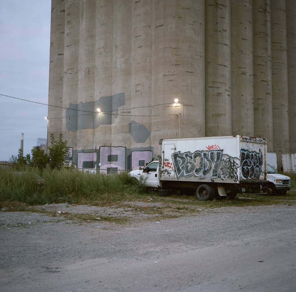 Victory Soya Mills Silos II Minolta Autocord Portra 400 Flickr