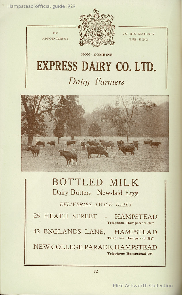 Express Dairy Co. Ltd., London adverts in Borough of Ham… Flickr