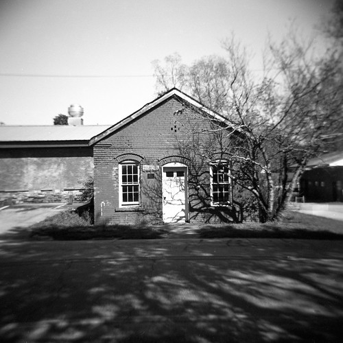 Town Hall Buckhead, County, Holga 120N with… Flickr