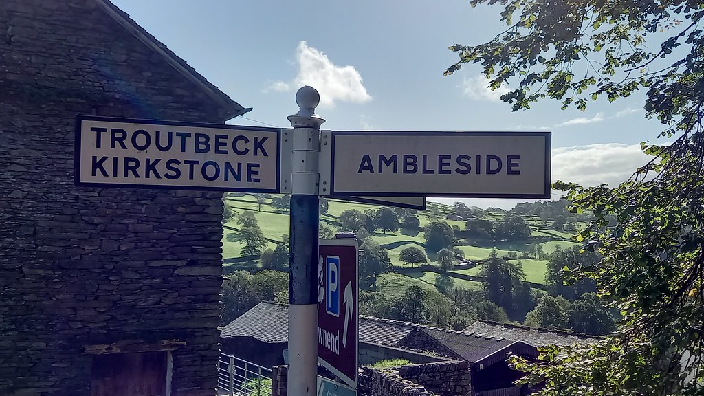To Ambleside, Troutbeck or Windermere? A sign to visit Flickr