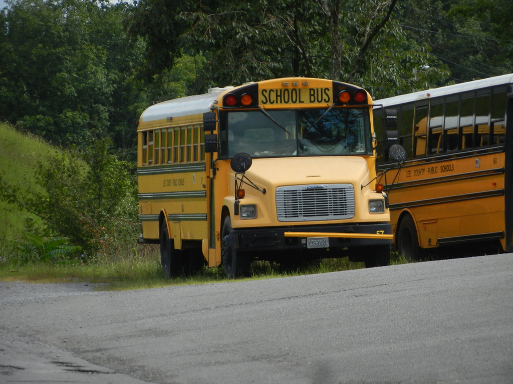 Lee County Public Schools 57 Bus lot Jonesville, VA Flickr