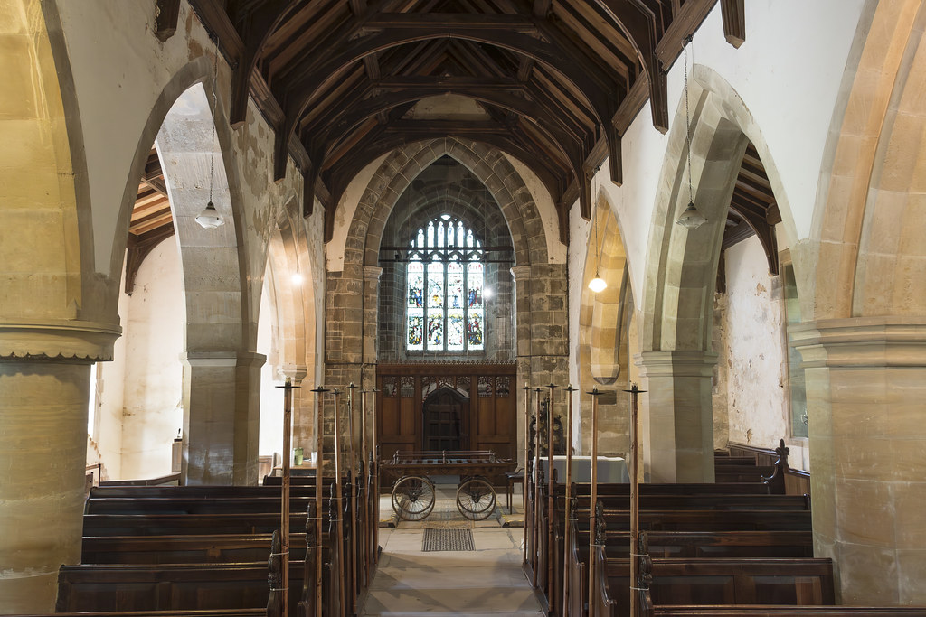 Raithby by Spilsby, Holy Trinity church, Interior looking … Flickr