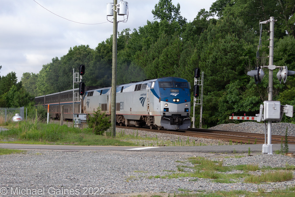 Amtrak P052 Elmont, VA 07.02.2022 Amtrak 52, the northboun… Flickr