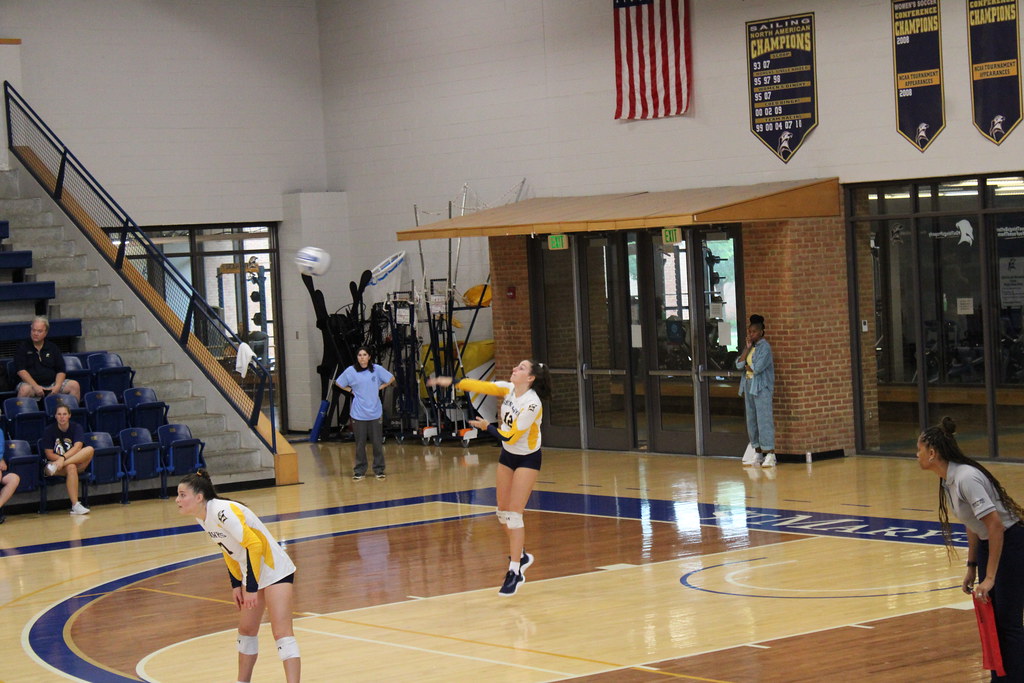 Volleyball vs Neumann 9.30.23 Colin Horton Flickr