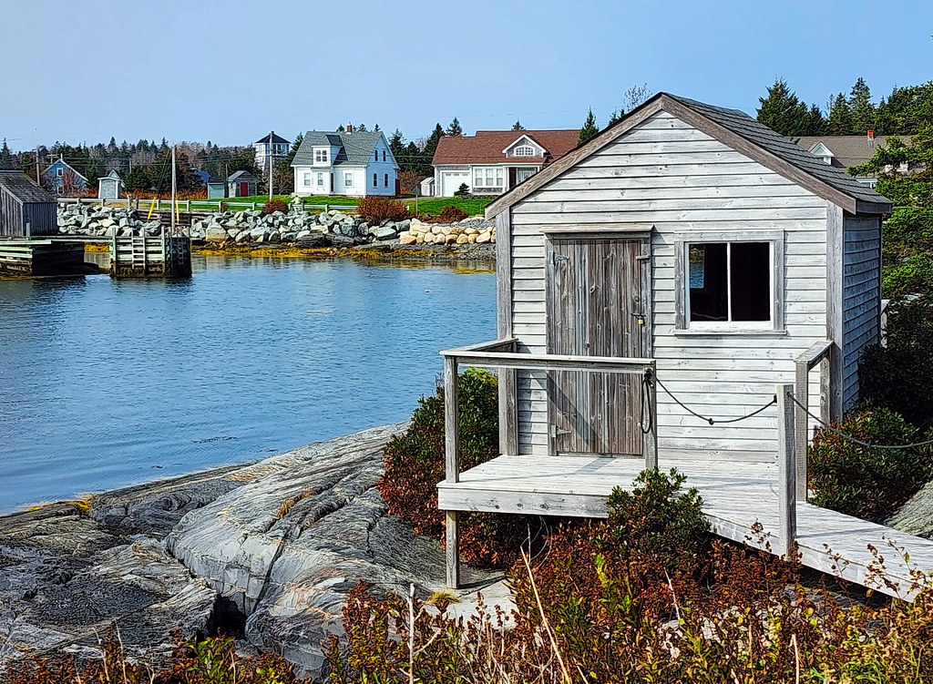 A view from Herring Rock Road in Blue Rocks, Nova Scotia. Flickr