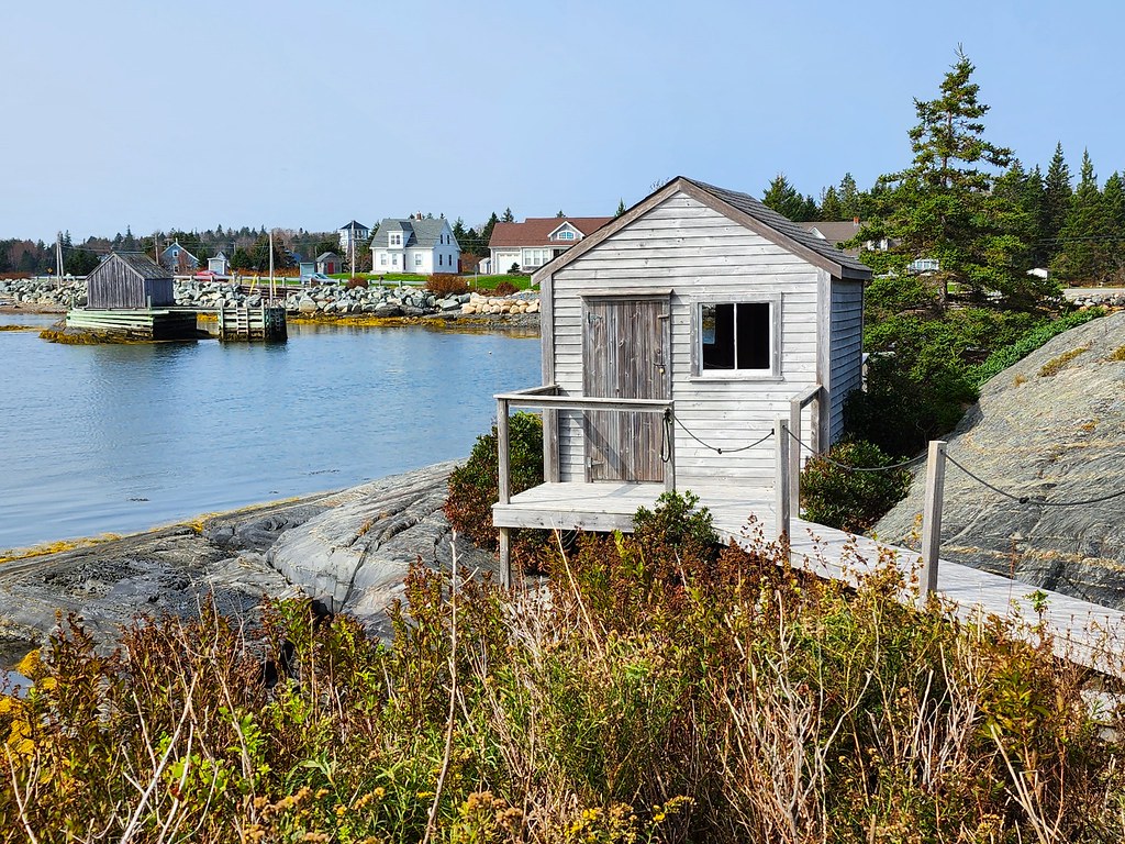 A view from Herring Rock Road in Blue Rocks, Nova Scotia. Flickr