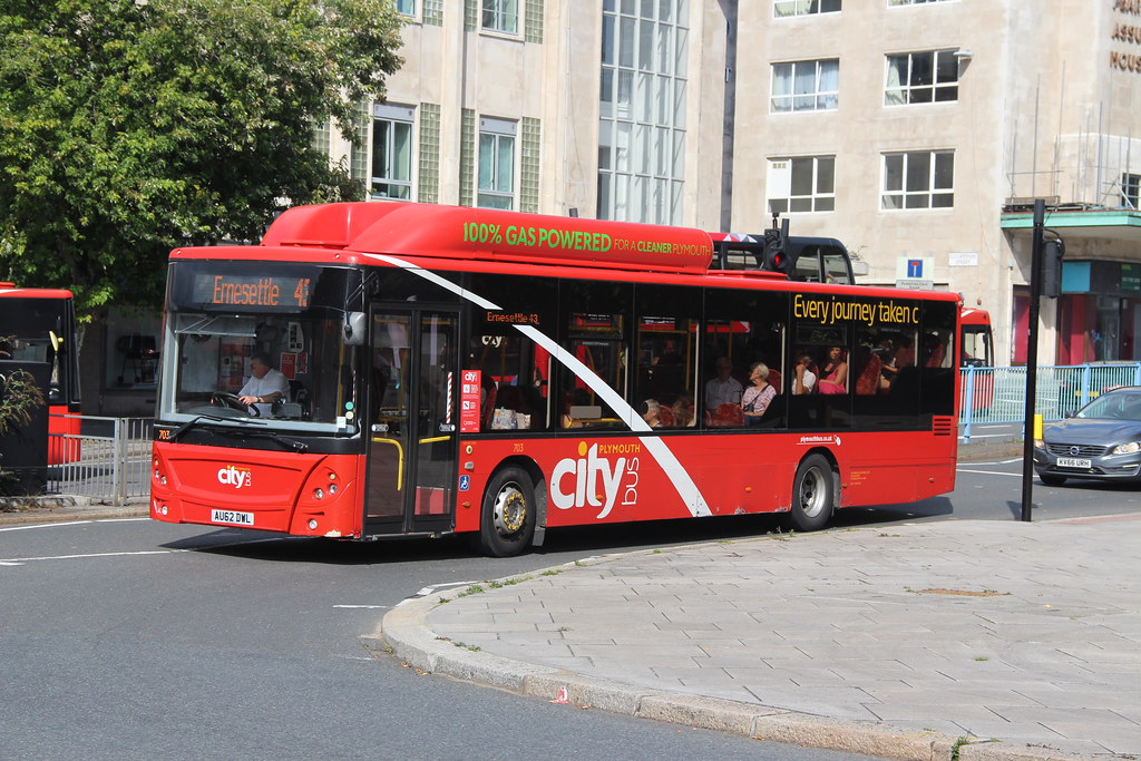 703 AU62DWL PLYMOUTH CITY BUS new to ANGLIAN BUS Plymouth … Flickr