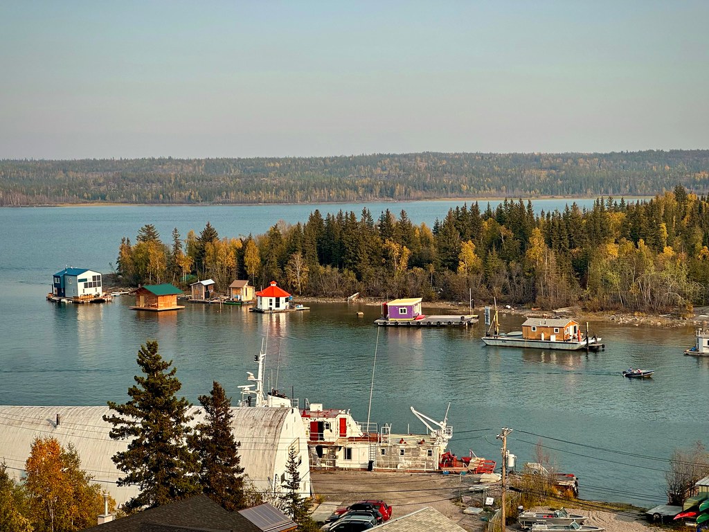 Jolliffe Island Yellowknife is known for its houseboats on… Flickr