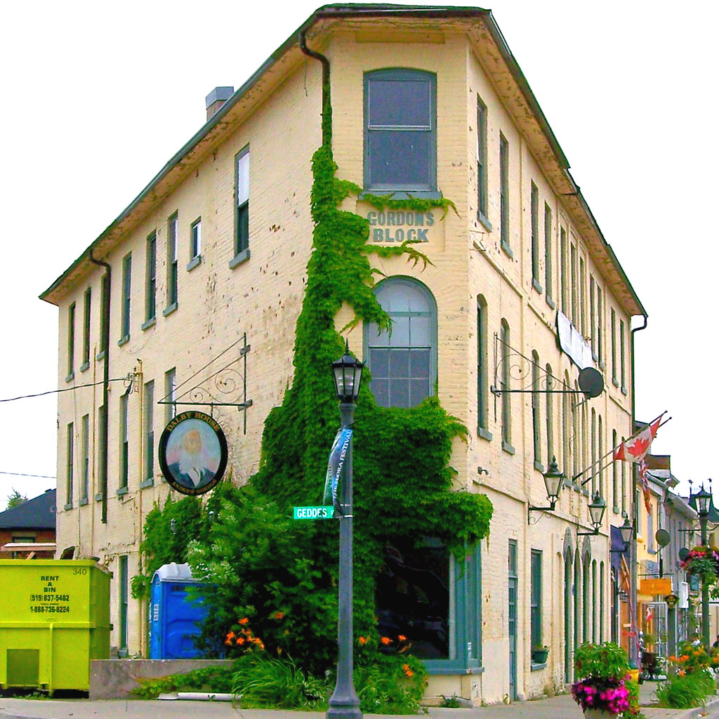 Dalby House, a flatiron building Elora, Ontario. Will Flickr