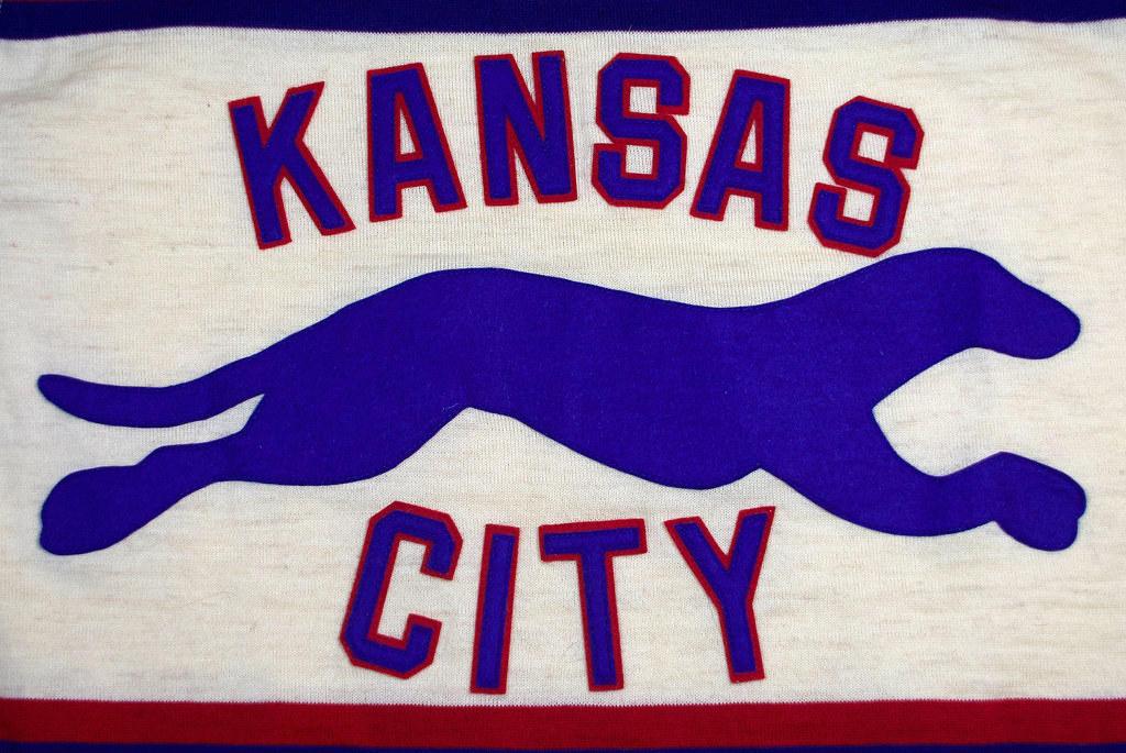 Kansas City Greyhounds sweater, crest American Hockey Asso… Flickr