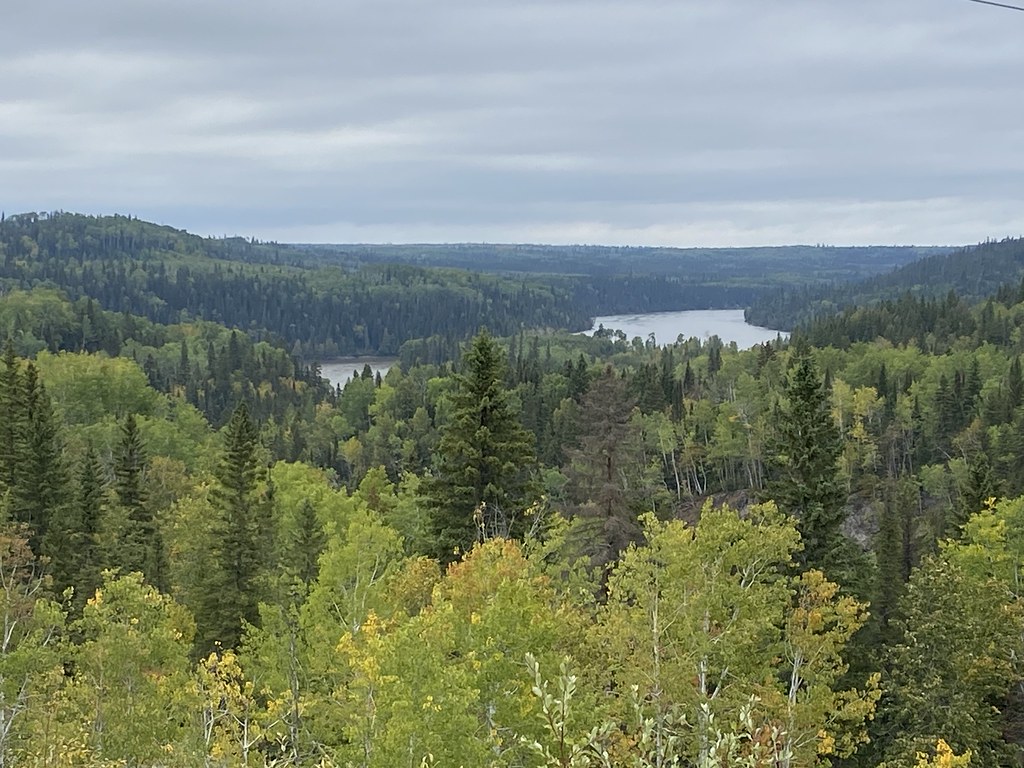 Abitibi River Looking down the canyon towards the Abitibi … Flickr