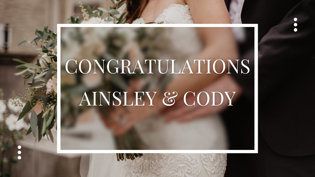 Congratulations Ainsley & cody 1 Nicholas Kaufman Flickr