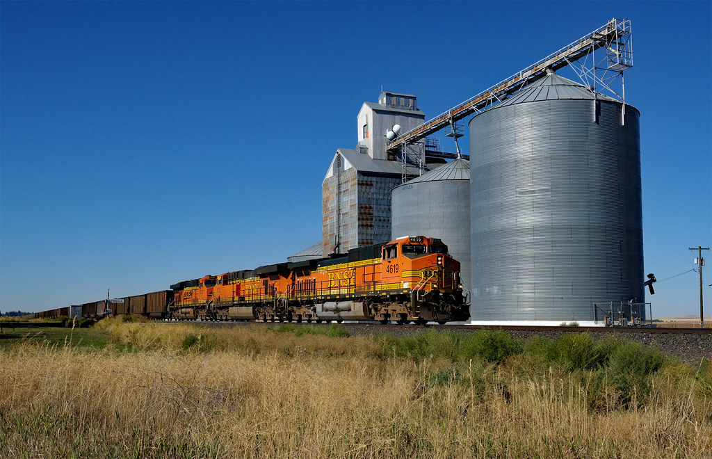 BNSF 4619 Eastempty coal, Espanola, Washington_ An empty c… Flickr