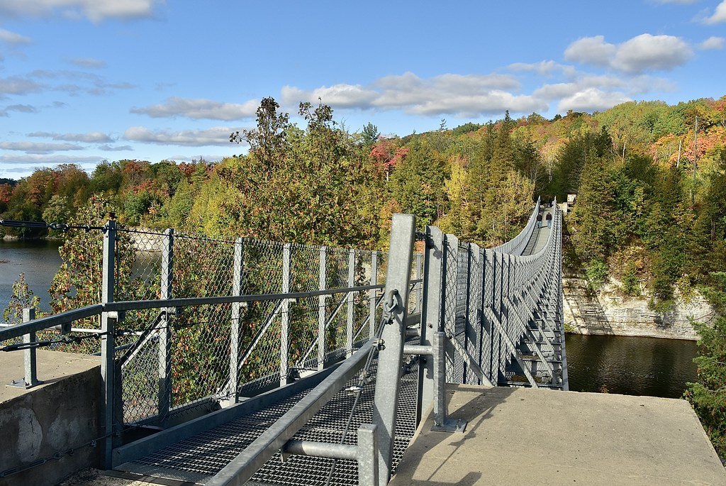 Ranney Suspension Bridge at Ferris Provincial Park Flickr
