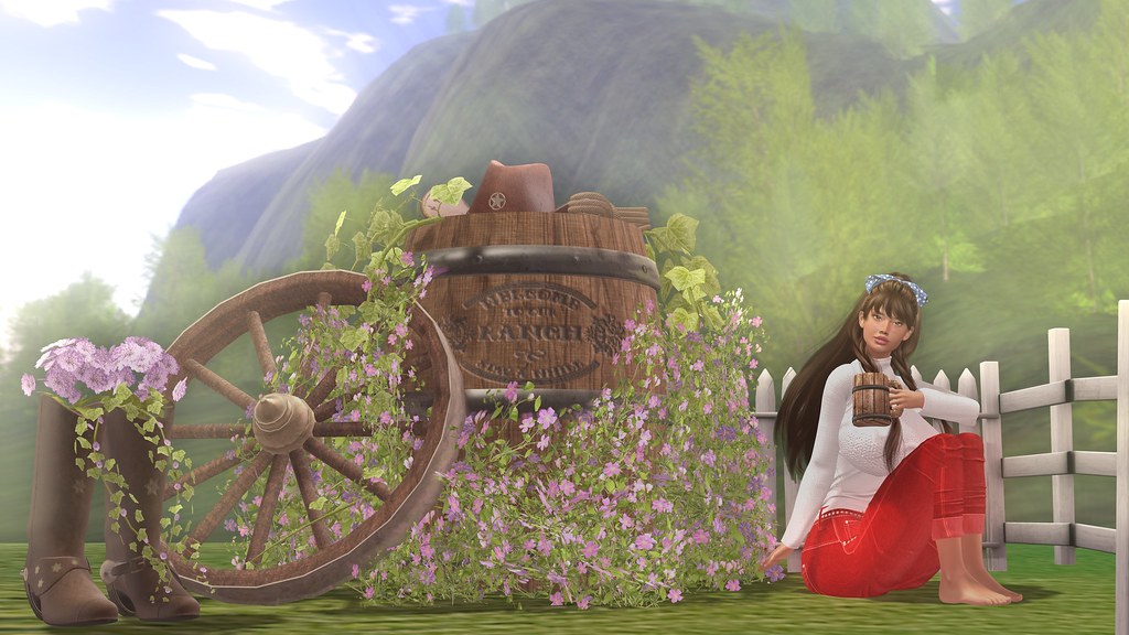 ranch TM Creation Ranch Barrel Wheel Flo… Flickr