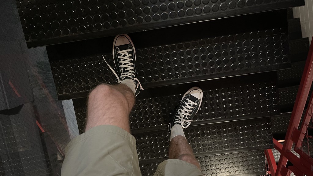 Untied Shoes 12 My shoe untied at a step. Aidan Lang Flickr