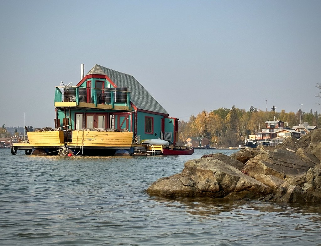 Yellowknife Houseboat Yellowknife is famous for its houseb… Flickr