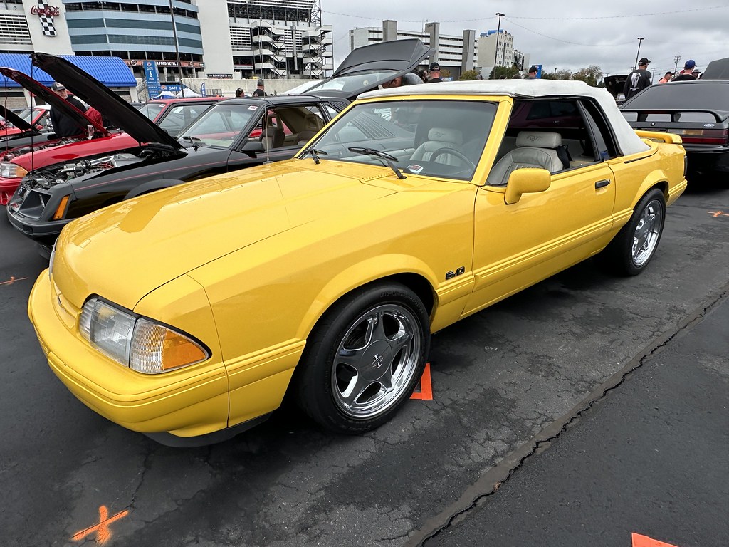 Chrome Yellow Mustang LX Convertible djr7189 Flickr
