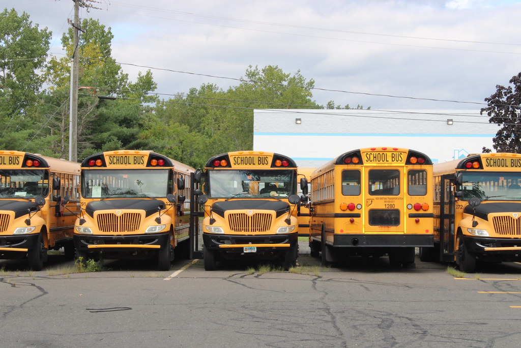 Lot (3) Connecticut School Buses Flickr