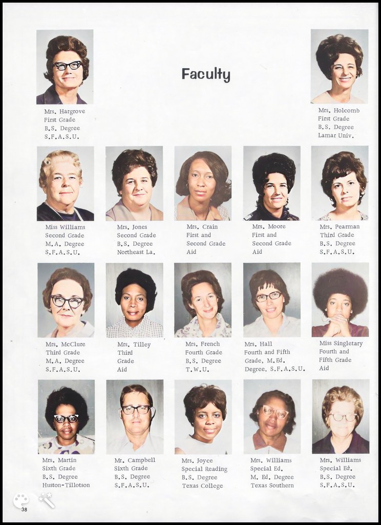 0042 1973 Elementary School Faculty Mrs. Hargrove, Mrs. … Flickr