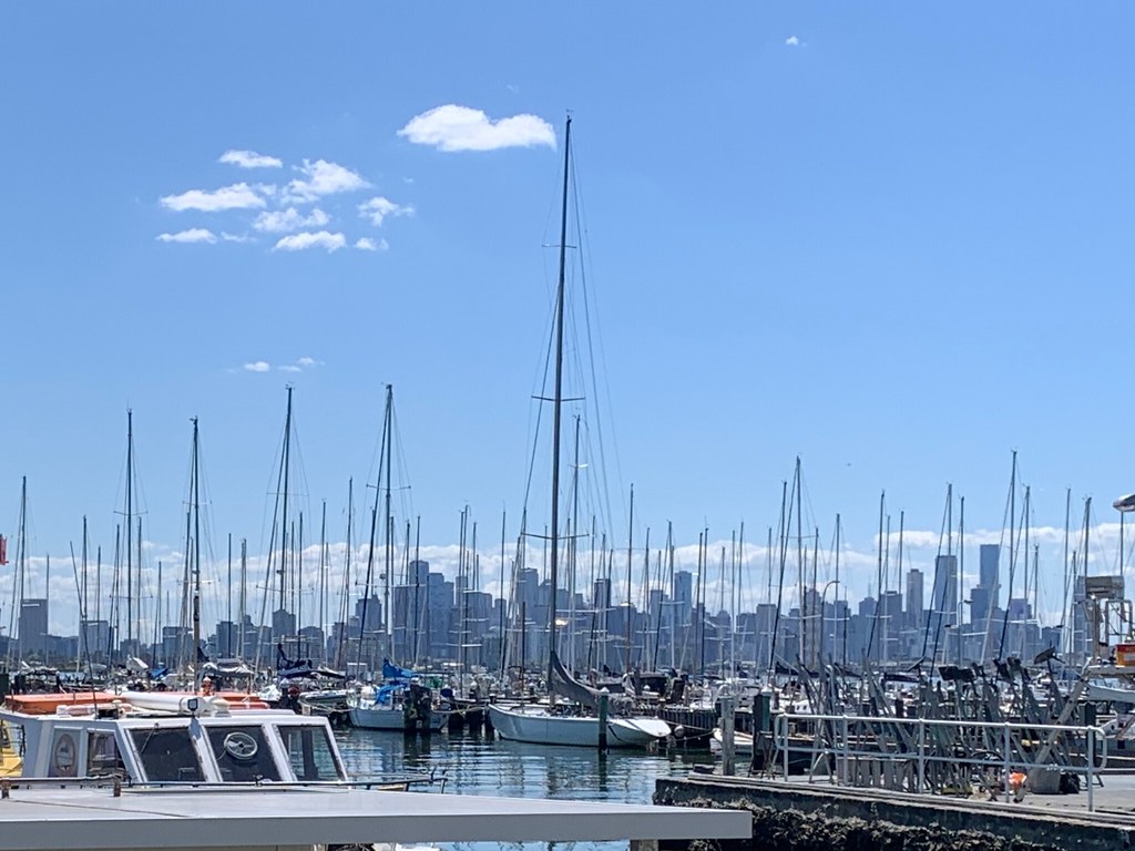 Williamstown Marina, Melbourne backdrop Andrew James Flickr