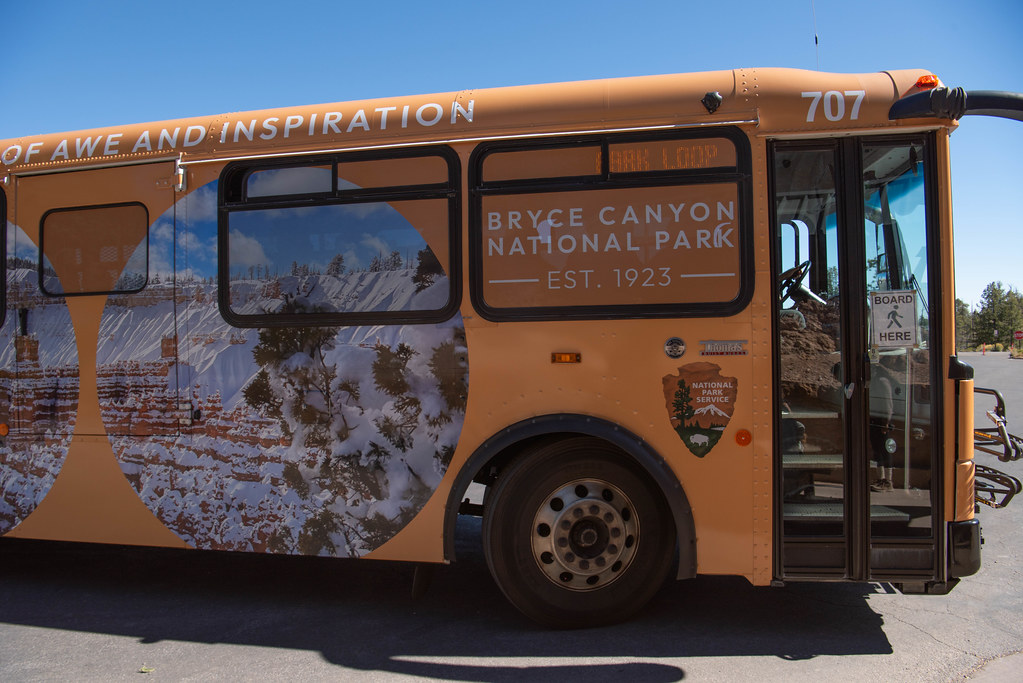 Shuttle Bus at Bryce Point at Bryce Canyon National Park Flickr