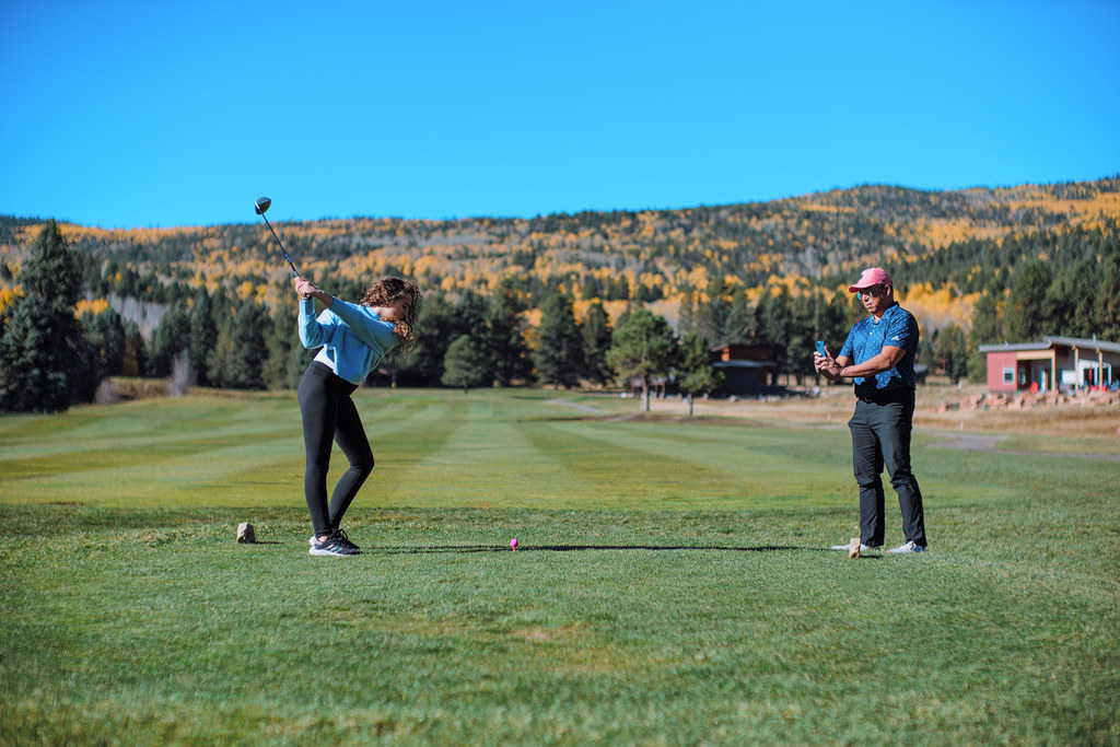 Fall golf with Nate and Evie Angel Fire, New Mexico Flickr