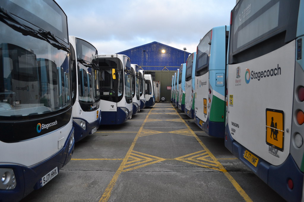 Stagecoach Orkney Seen in Kirkwall, Orkney 21st September … Will
